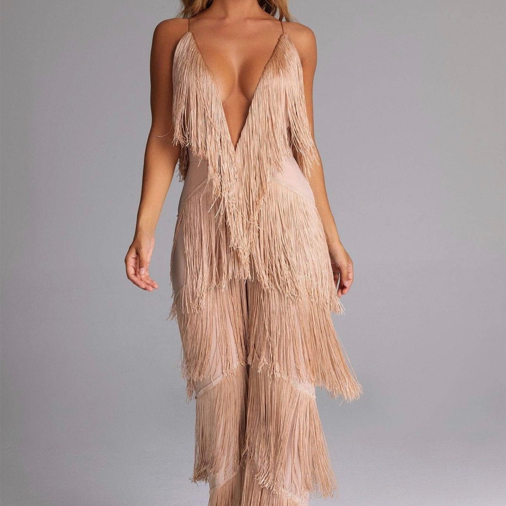 Meshki Fringe Jumpsuit